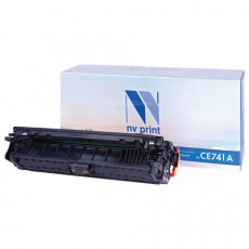 Картридж лазерный NV PRINT (NV-CE741A) для HP CP5220/CP5225/CP5225dn/CP5225n, голубой, ресурс 7300 страниц