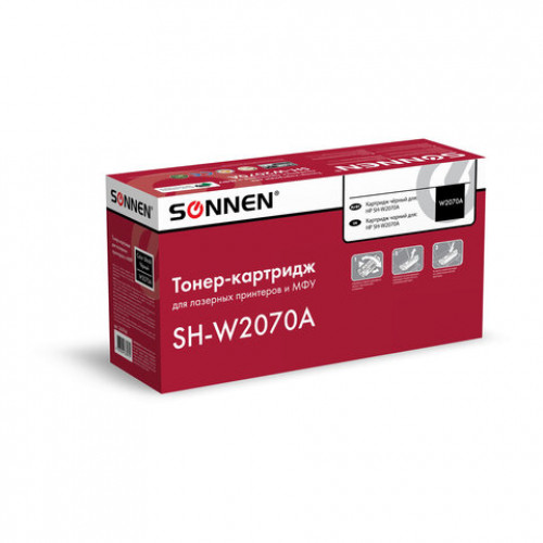 Картридж лазерный SONNEN (SH-W2070A) для HP СLJ 150/178 ВЫСШЕЕ КАЧЕСТВО черный, 1000 стр. 363966