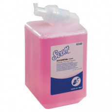 Картридж с пенным мылом одноразовый KIMBERLY-CLARK Scott Essential, 1 л, розовый, артикул 6340