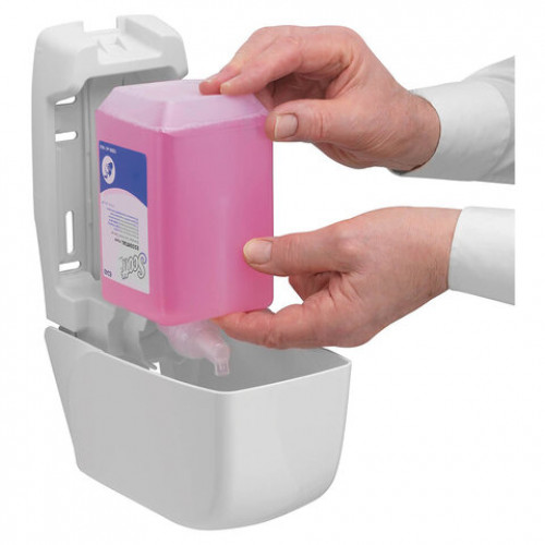 Картридж с пенным мылом одноразовый KIMBERLY-CLARK Scott Essential, 1 л, розовый, артикул 6340
