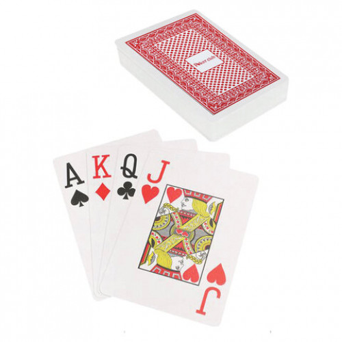 Карты игральные пластиковые Poker club, ассорти, 54 шт., 8,7 х 6,3 см, 25 мкм, ИН-9121, ИН-9130, ИН-4382