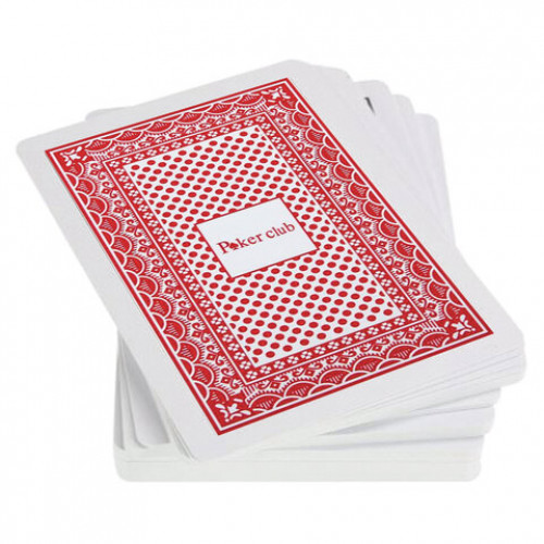 Карты игральные пластиковые Poker club, ассорти, 54 шт., 8,7 х 6,3 см, 25 мкм, ИН-9121, ИН-9130, ИН-4382