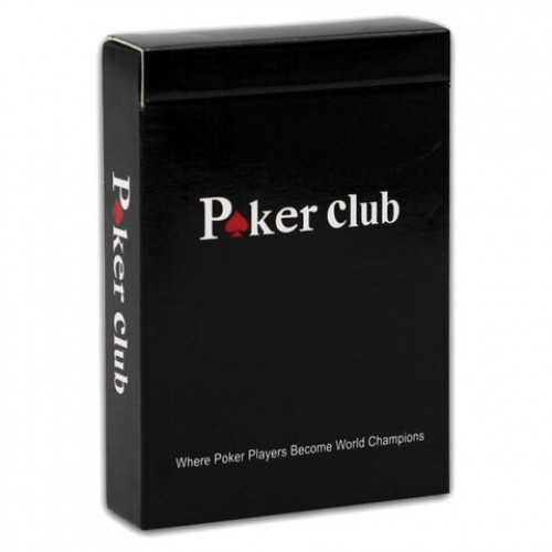 Карты игральные пластиковые Poker club, ассорти, 54 шт., 8,7 х 6,3 см, 25 мкм, ИН-9121, ИН-9130, ИН-4382