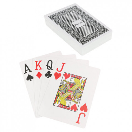 Карты игральные пластиковые Poker club, ассорти, 54 шт., 8,7 х 6,3 см, 25 мкм, ИН-9121, ИН-9130, ИН-4382
