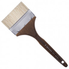 Кисть художественная профессиональная BRAUBERG ART CLASSIC, щетина, флейц, № 100, короткая ручка, 200748 Кисть художественная профессиональная BRAUBERG ART CLASSIC, щетина, флейц, № 100, короткая ручка, 200748