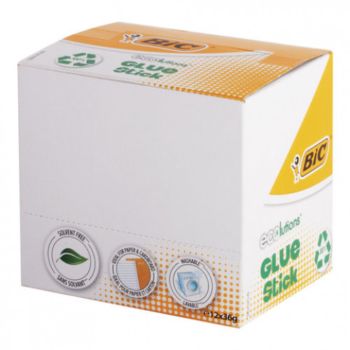 Клей-карандаш BIC ECOlutions 36 г, с ароматом яблока, 9192541