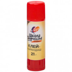 Клей-карандаш ЛУЧ Школа творчества, 21 г, PVP основа, 29С 1737-08