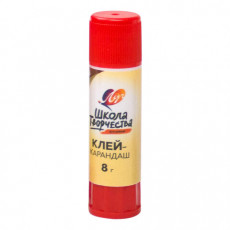 Клей-карандаш ЛУЧ Школа творчества, 8 г, PVP основа, 29С 1735-08