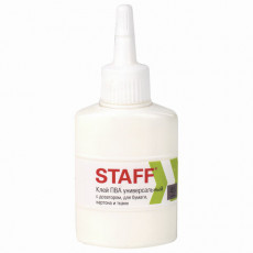 Клей ПВА STAFF евро, 45 г, 220366 Клей ПВА STAFF евро, 45 г, 220366