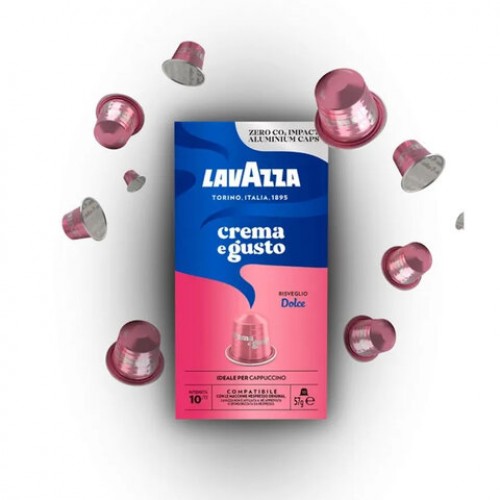 Кофе в капсулах LAVAZZA Crema&Gusto Dolce для кофемашин Nespresso, 10 порций