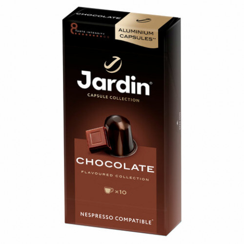 Кофе в капсулах JARDIN Chocolate для кофемашин Nespresso, 10 порций