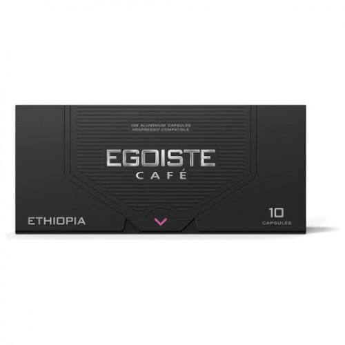 Кофе в капсулах EGOISTE ETHIOPIA для кофемашин Nespresso, 10 порций, арабика 100%, ФРАНЦИЯ, EG05012003