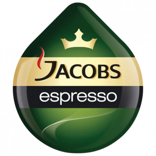 Кофе в капсулах JACOBS Espresso для кофемашин Tassimo, 16 порций, 8052181