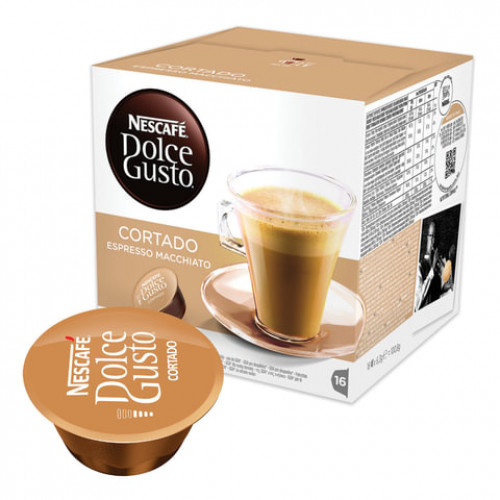 Кофе в капсулах NESCAFE Cortado Macchiato для кофемашин Dolce Gusto, 16 порций, 12393813