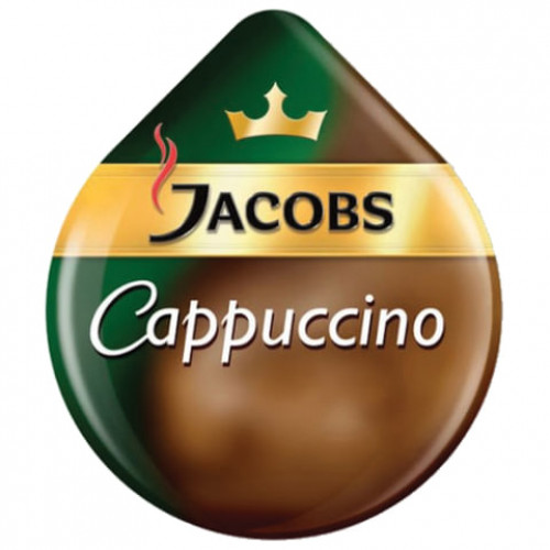 Кофе в капсулах JACOBS Cappuccino для кофемашин Tassimo, 8 порций (16 капсул), 8052279