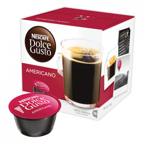 Кофе в капсулах NESCAFE Americano для кофемашин Dolce Gusto, 16 порций, 12393813