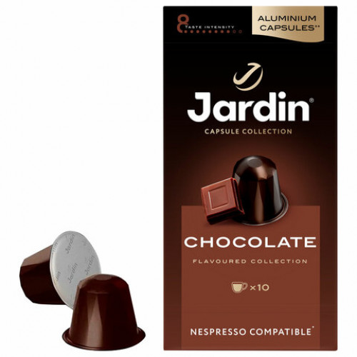 Кофе в капсулах JARDIN Chocolate для кофемашин Nespresso, 10 порций