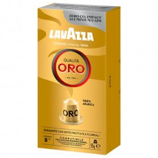 Кофе в капсулах LAVAZZA Qualita Oro для кофемашин Nespresso, 10 порций
