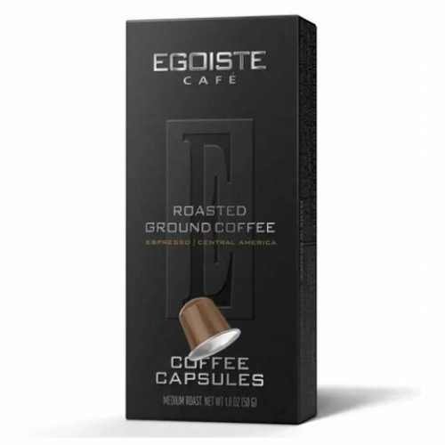 Кофе в капсулах EGOISTE ESPRESSO для кофемашин Nespresso, 10 порций, арабика 100%, ФРАНЦИЯ, EG05012001