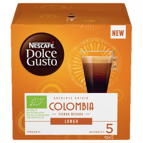 Кофе в капсулах NESCAFE Lungo Colombia Sierra Nevada для кофемашин Dolce Gusto, 12 порций, 12431239