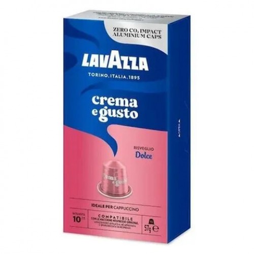 Кофе в капсулах LAVAZZA Crema&Gusto Dolce для кофемашин Nespresso, 10 порций