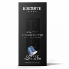 Кофе в капсулах EGOISTE DECAF для кофемашин Nespresso, 10 порций, арабика 100%, ФРАНЦИЯ, EG05012004