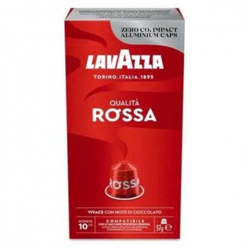 Кофе в капсулах LAVAZZA Qualita Rossa для кофемашин Nespresso, 10 порций