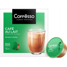 Кофе в капсулах COFFESSO Cafe au lait для кофемашин Dolce Gusto, 16 порций, 102506