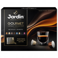 Кофе в капсулах 40 капсул, 8 вкусов, для Nespresso, JARDIN Grand Capsule Collection Кофе в капсулах 40 капсул, 8 вкусов, для Nespresso, JARDIN Grand Capsule Collection