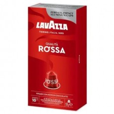 Кофе в капсулах LAVAZZA Qualita Rossa для кофемашин Nespresso, 10 порций