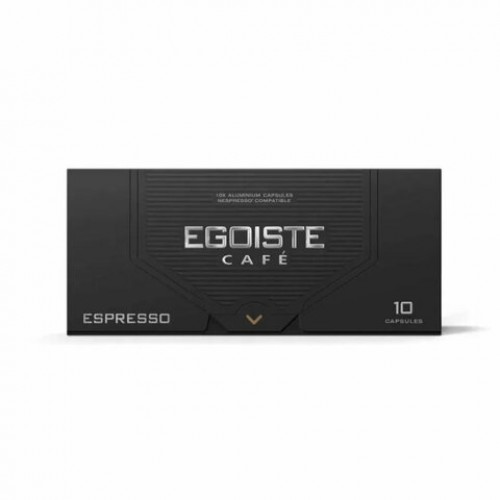 Кофе в капсулах EGOISTE ESPRESSO для кофемашин Nespresso, 10 порций, арабика 100%, ФРАНЦИЯ, EG05012001