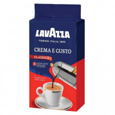 Кофе молотый LAVAZZA Crema E Gusto, 250 г, вакуумная упаковка, 3876