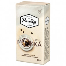 Кофе молотый PAULIG (Паулиг) Mokka, натуральный, 250 г, вакуумная упаковка, для заваривания в чашке, 16672