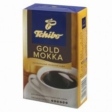 Кофе молотый TCHIBO (Чибо) Gold Mokka, натуральный, 250 г, вакуумная упаковка