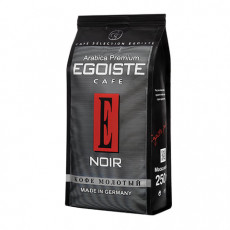 Кофе молотый EGOISTE Noir, натуральный, 250 г, 100% арабика, вакуумная упаковка, 2549