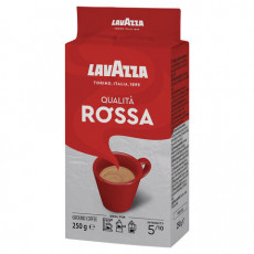 Кофе молотый LAVAZZA Qualita Rossa, 250 г, вакуумная упаковка, 3580