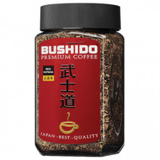 Кофе растворимый BUSHIDO Red Katana, сублимированный, 100 г, 100% арабика, стеклянная банка, BU10009014