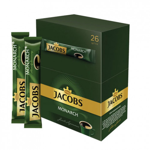 Кофе растворимый JACOBS Monarch, сублимированный, 1,8 г, пакетик, 8050269
