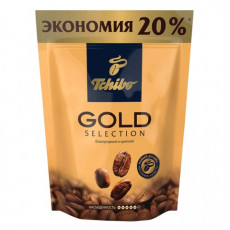 Кофе растворимый TCHIBO Gold selection, сублимированный, 150 г, мягкая упаковка