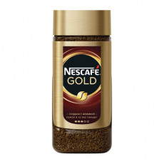 Кофе молотый в растворимом NESCAFE (Нескафе) Gold, сублимированный, 95 г, стеклянная банка, 04813, 12326188