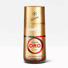 Кофе растворимый LAVAZZA Qualita Oro, арабика 100%, сублимированный, 95 г, стеклянная банка, 8206