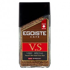 Кофе растворимый EGOISTE V.S, сублимированный, 100 г, стеклянная банка, EG10009007