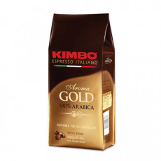Кофе в зернах KIMBO Aroma Gold Arabica (Кимбо Арома Голд Арабика), натуральный, 1000 г, вакуумная упаковка