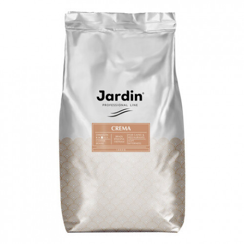 Кофе в зернах JARDIN (Жардин) Crema, натуральный, 1000 г, вакуумная упаковка, 0846-08