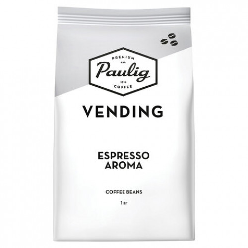 Кофе в зернах PAULIG (Паулиг) Vending Espresso Aroma, натуральный, 1000 г, вакуумная упаковка, 16377