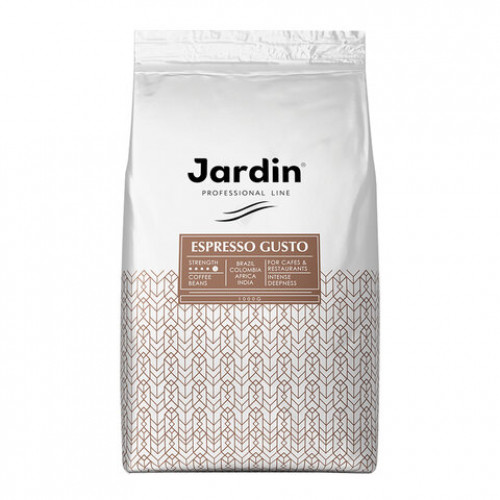 Кофе в зернах JARDIN (Жардин) Espresso Gusto, натуральный, 1000 г, вакуумная упаковка, 0934-08