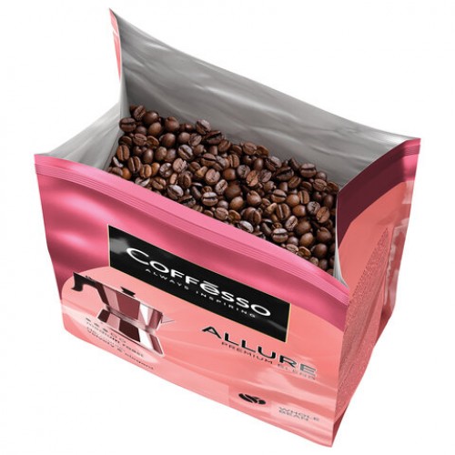 Кофе в зернах COFFESSO Allure 1 кг, ш/к 08217, 102487