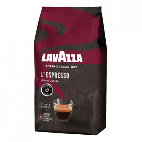 Кофе в зернах LAVAZZA Barista Gran Crema, 1000 г, вакуумная упаковка, 2485