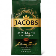 Кофе в зернах JACOBS Monarch, 1000 г, вакуумная упаковка, 8052288