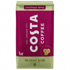 Кофе в зернах COSTA COFFEE Bright Blend, 1000 г, вакуумная упаковка, 2096903 Кофе в зернах COSTA COFFEE Bright Blend, 1000 г, вакуумная упаковка, 2096903